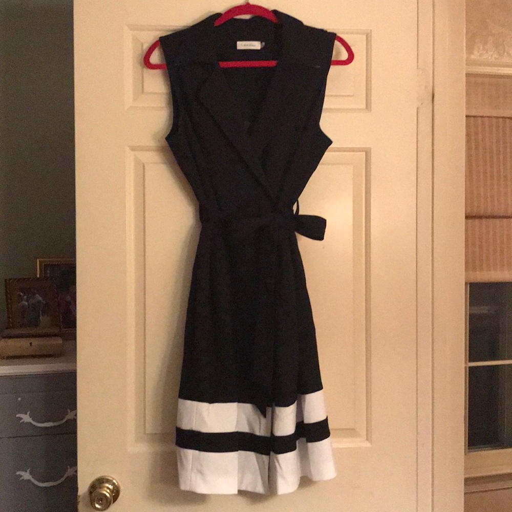 Calvin Klein wrap dress
